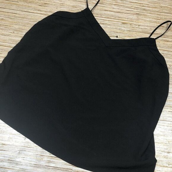 F-155 Topshop adjustable strap V-neck Camisole  BLACK size 12 nwot - Picture 1 of 1